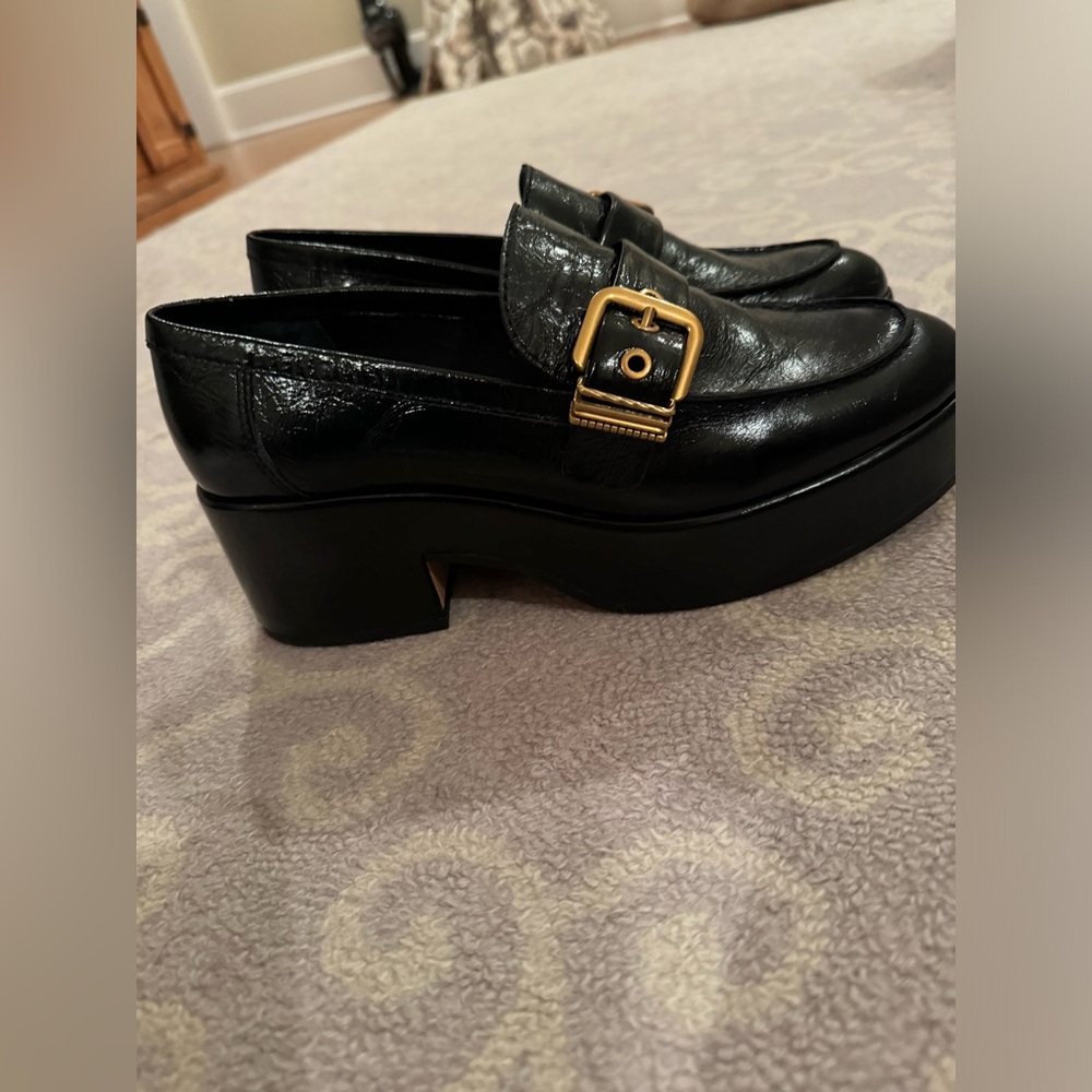 Dolce Vita black platform loafers , size 8.5 - Picture 1 of 5